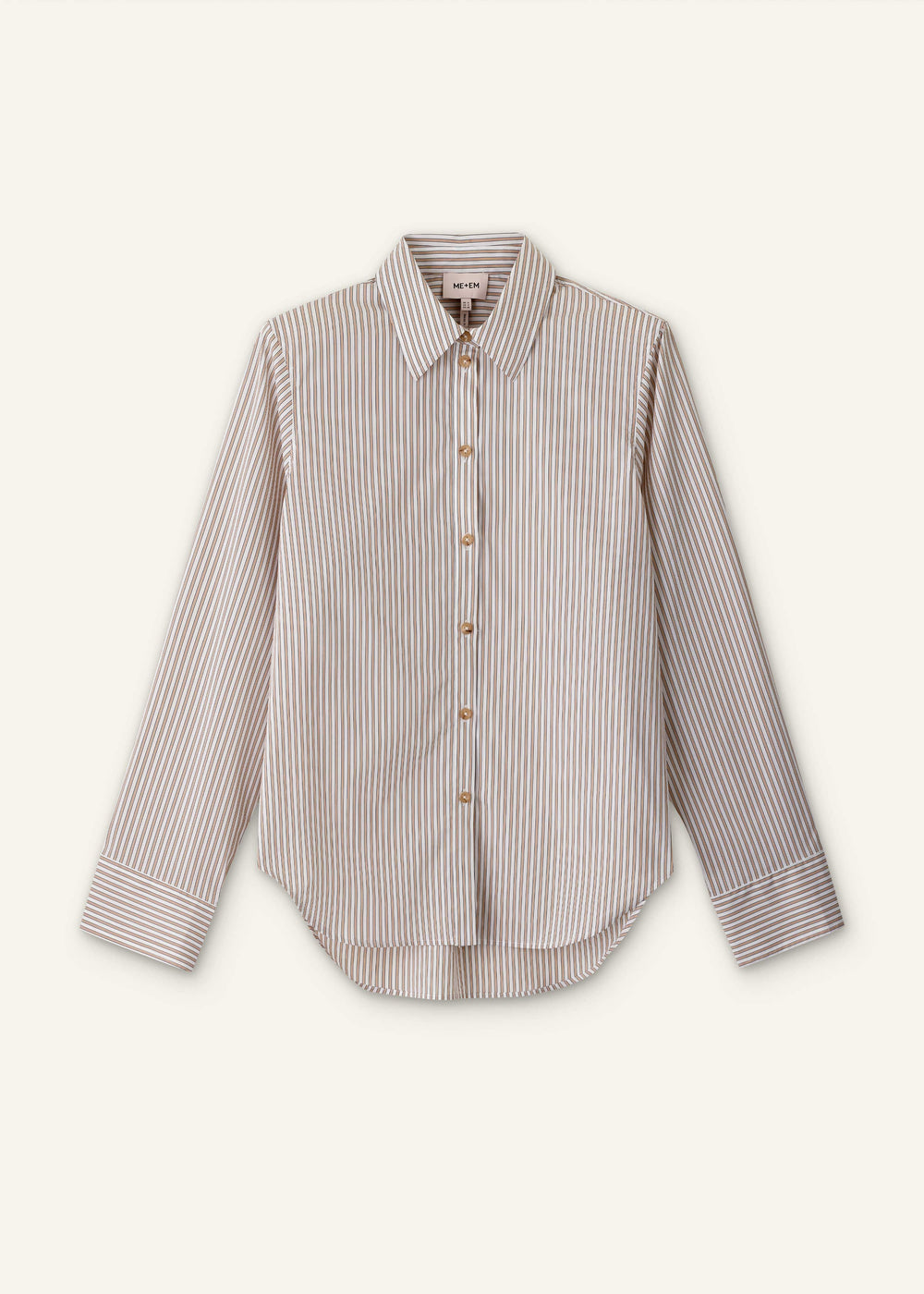 White Stripe Relaxed Forever Shirt meandem