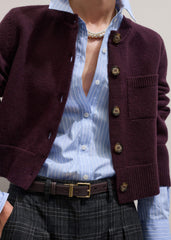 Blue Cotton Stripe Shirt meandem