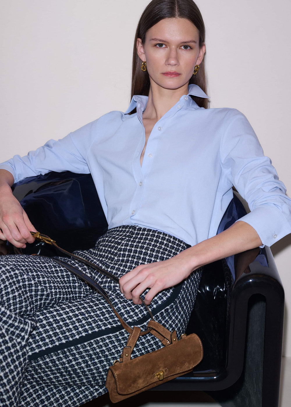 Blue Travel Layering Shirt meandem