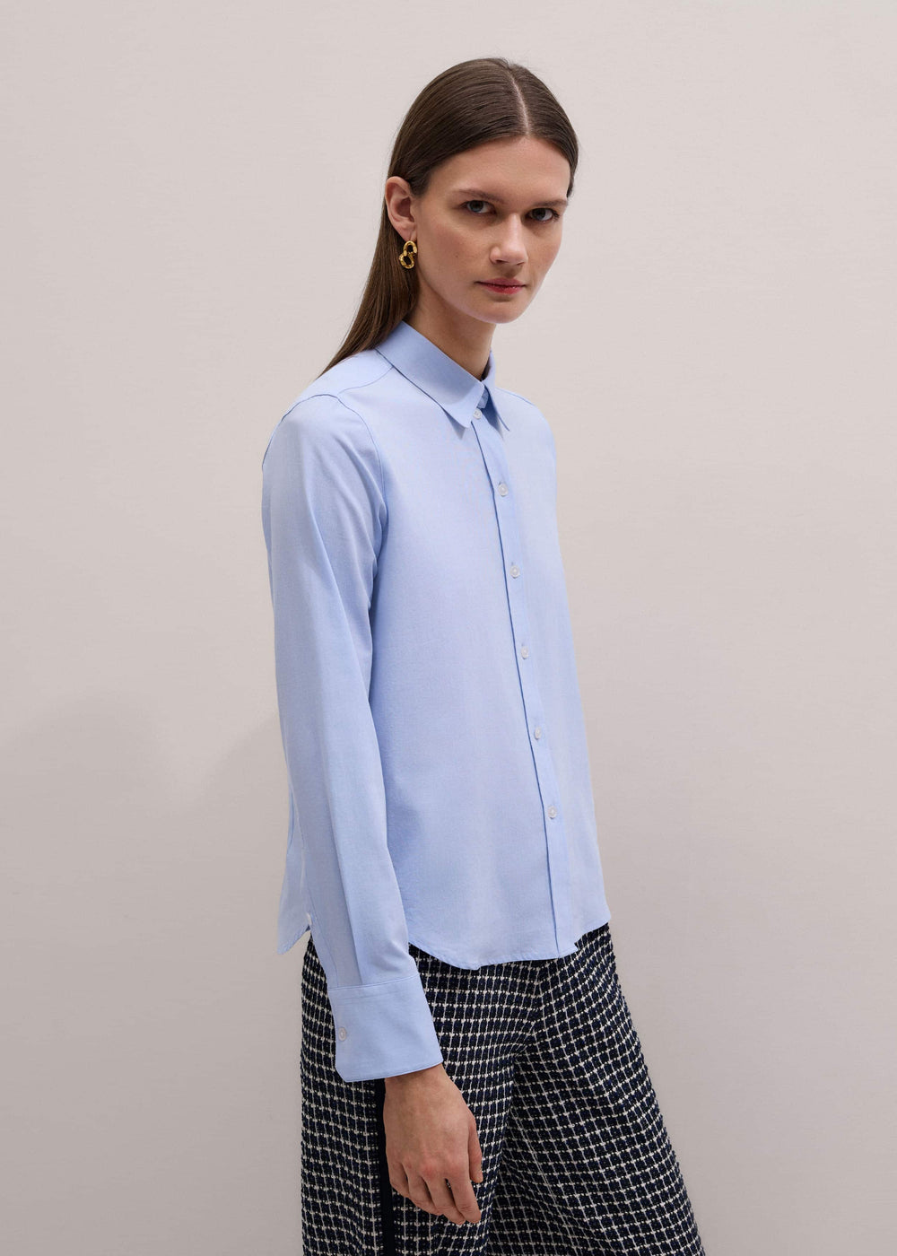 Blue Travel Layering Shirt meandem
