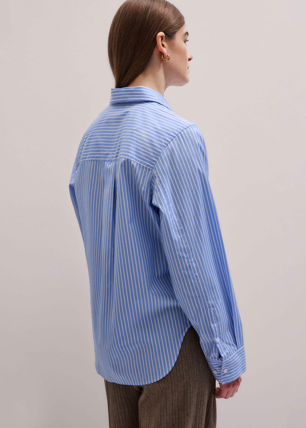 Blue Double Cuff Relaxed Forever Shirt meandem