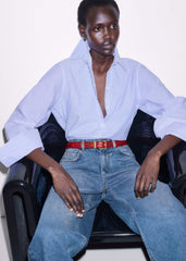 Blue Stripe Relaxed Forever Shirt meandem
