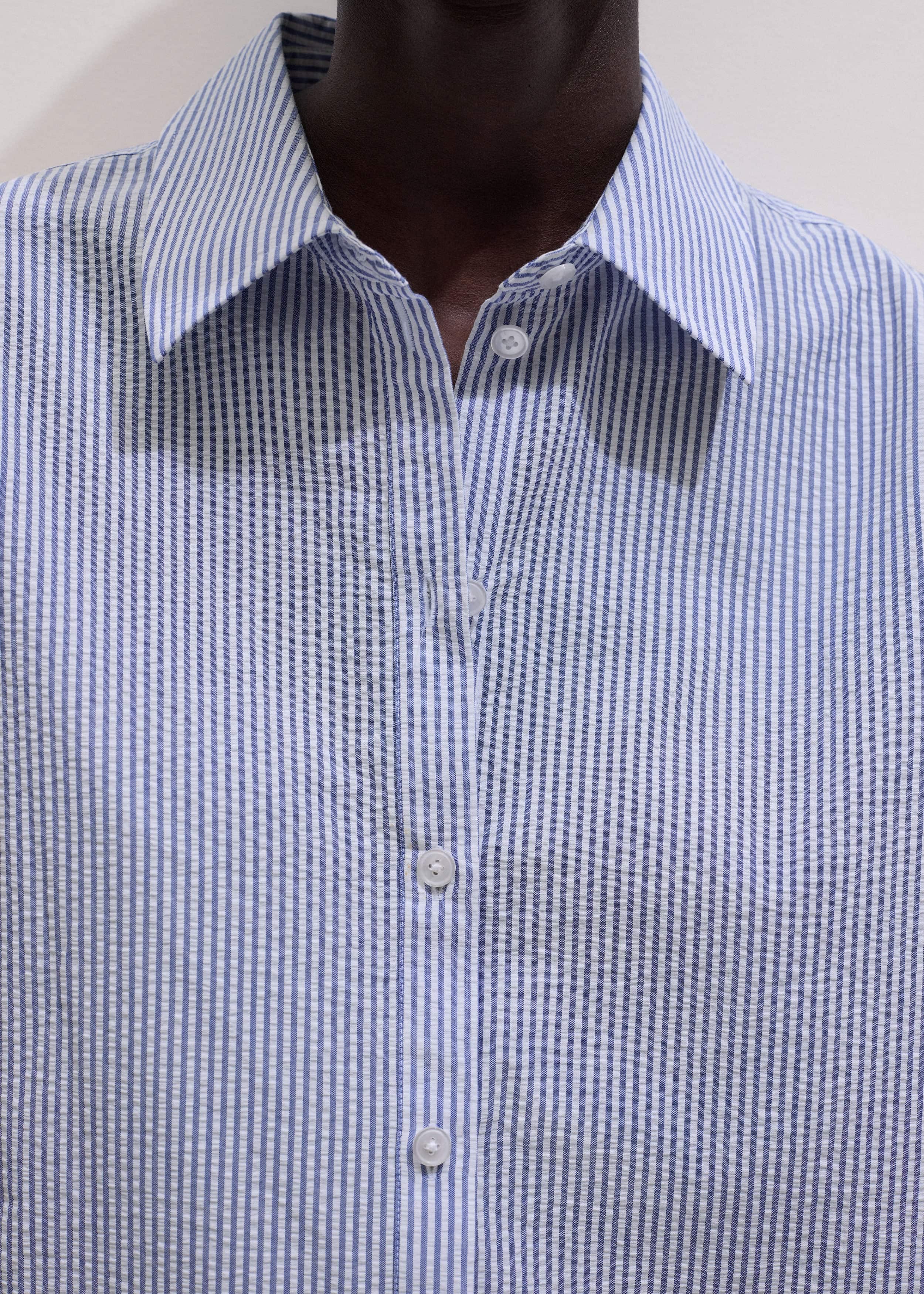 Blue Stripe Relaxed Forever Shirt meandem