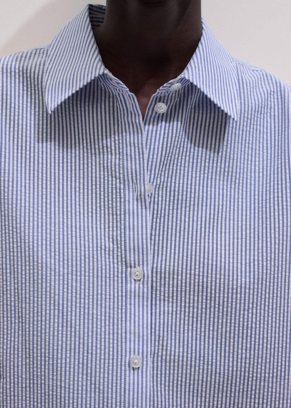 Blue Stripe Relaxed Forever Shirt meandem