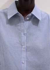 Blue Stripe Relaxed Forever Shirt meandem