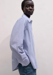 Blue Stripe Relaxed Forever Shirt meandem