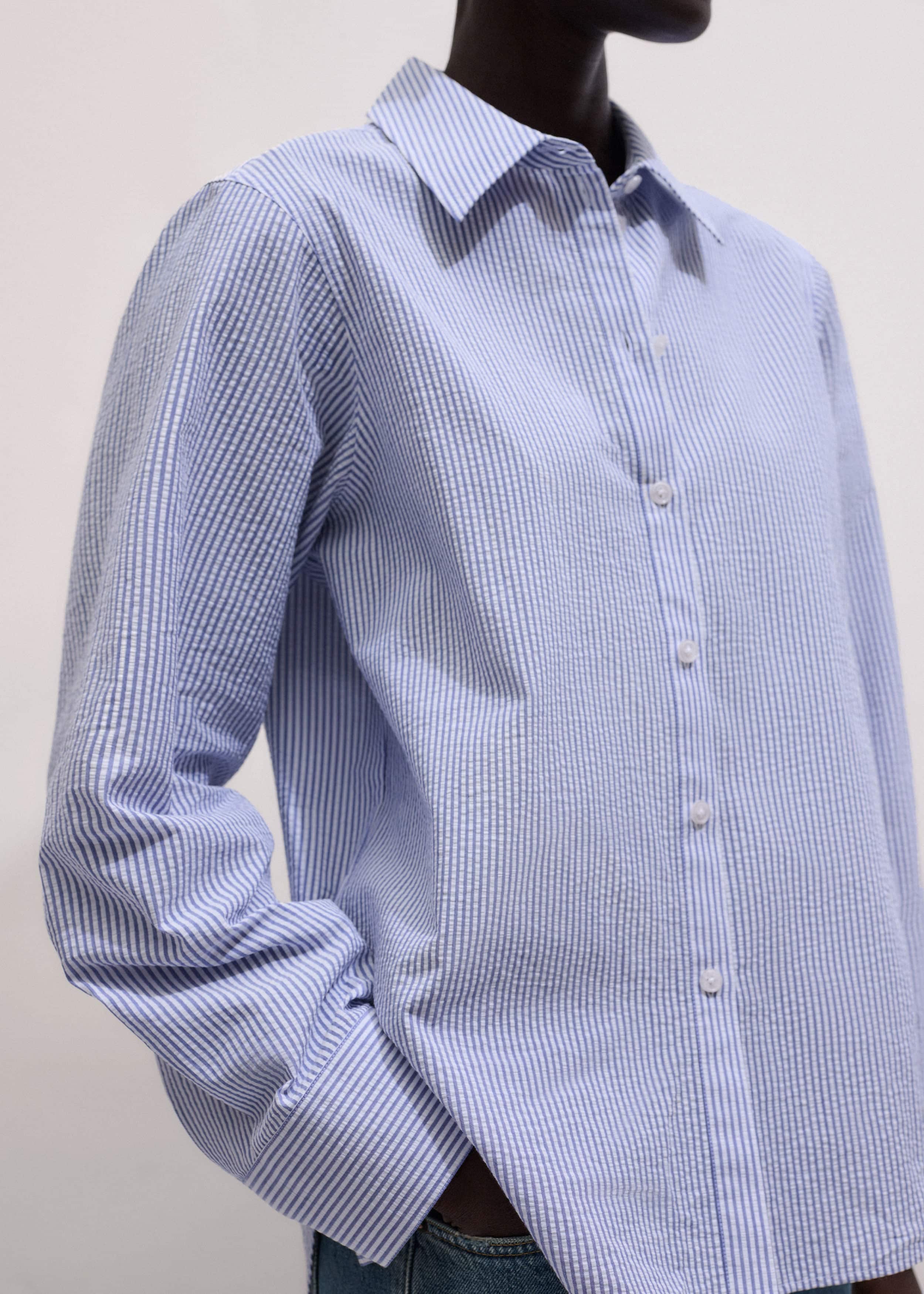 Blue Stripe Relaxed Forever Shirt meandem