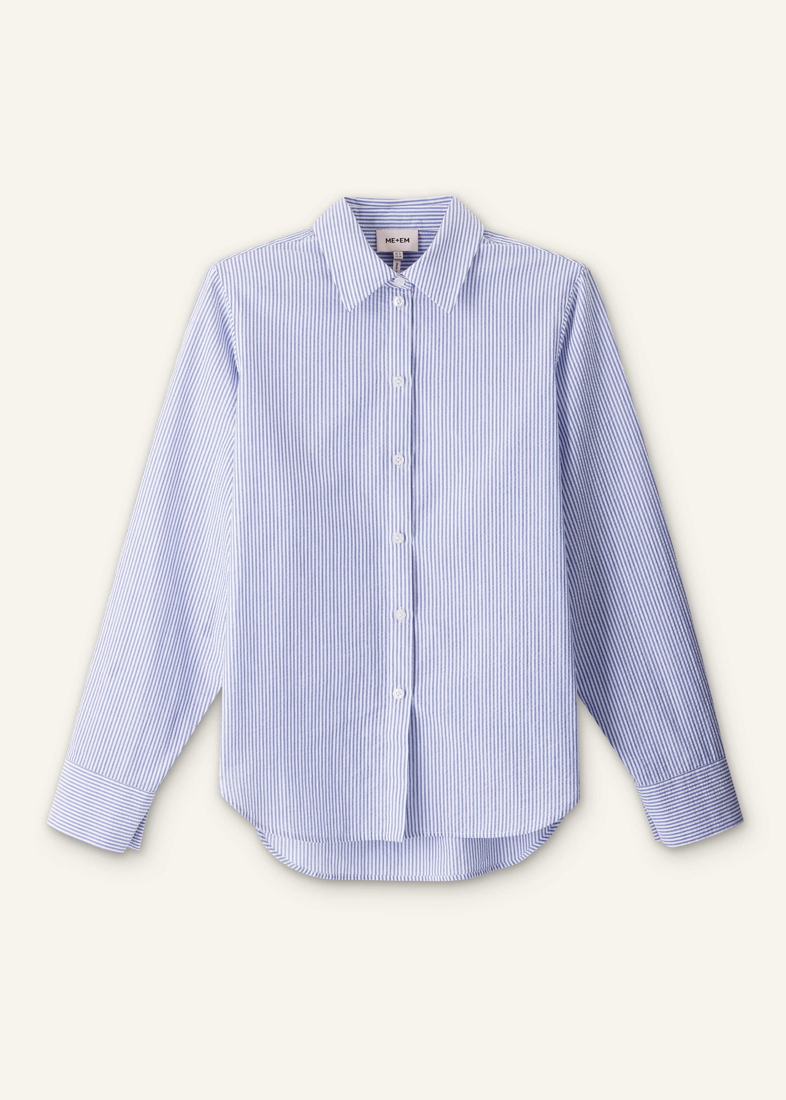 Blue Stripe Relaxed Forever Shirt meandem