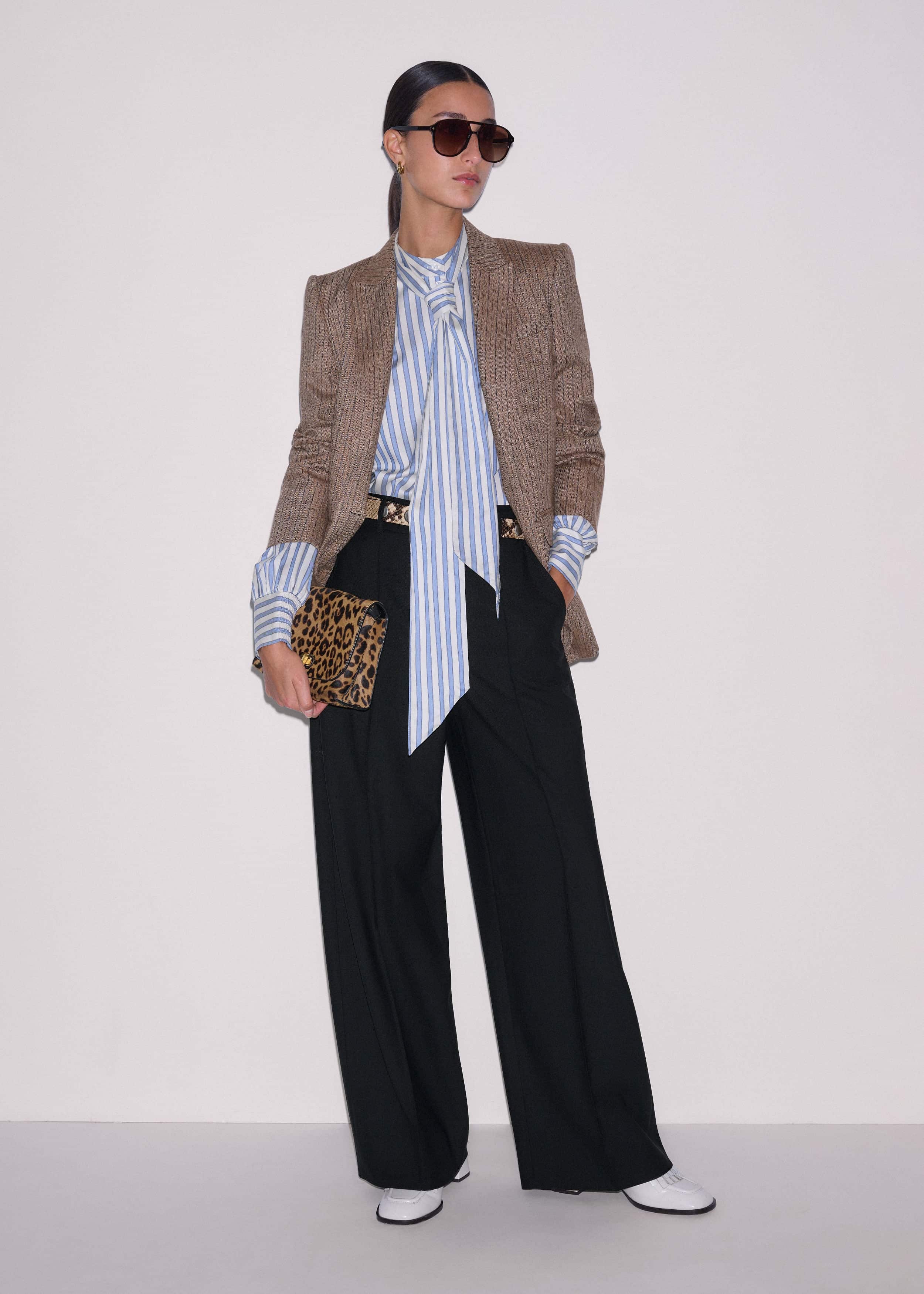 Blue Soft Stripe Shirt + Neck Tie meandem