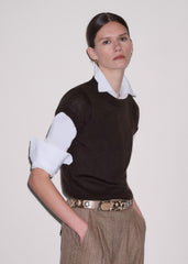 White Travel Layering Shirt meandem