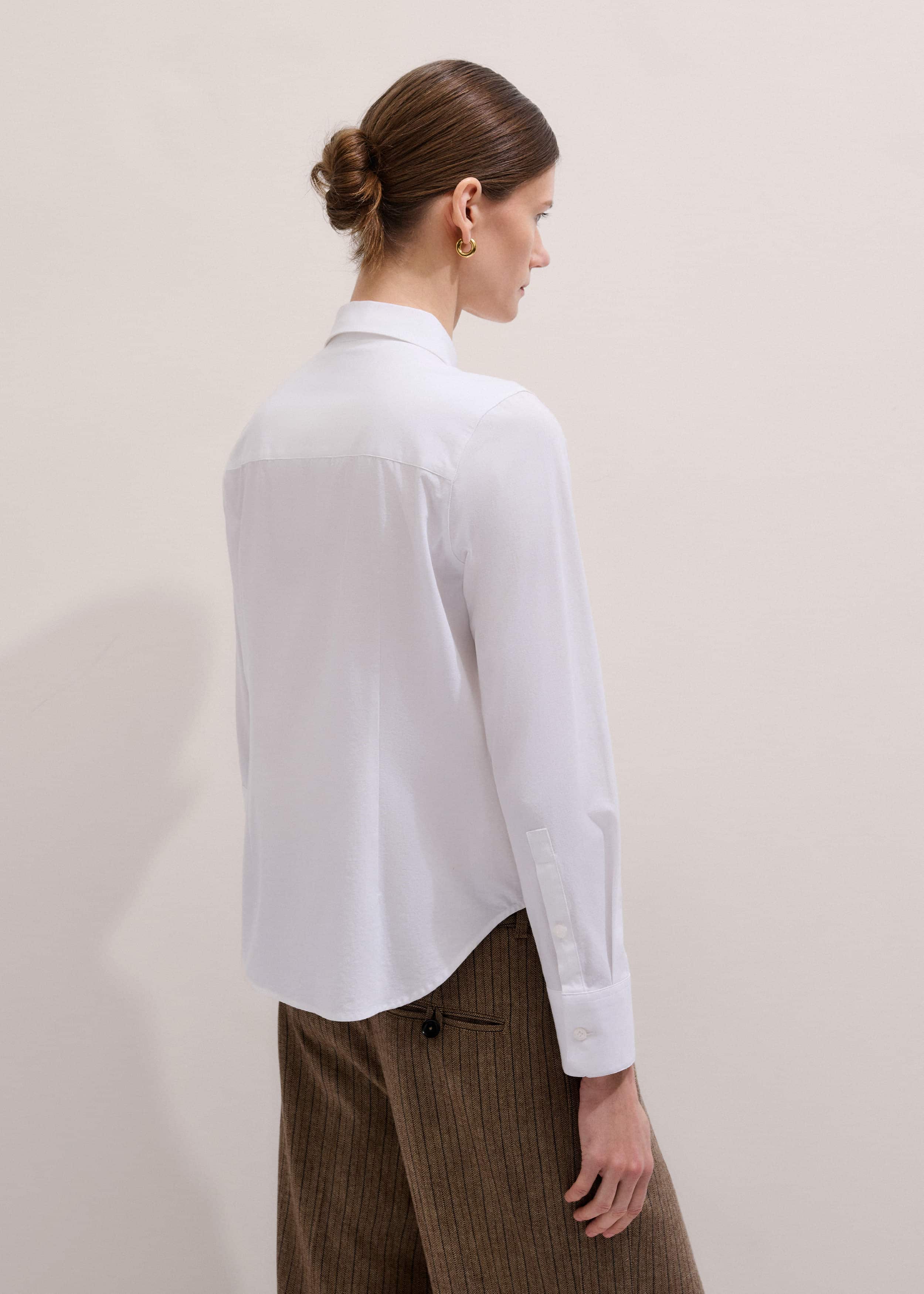 White Travel Layering Shirt meandem
