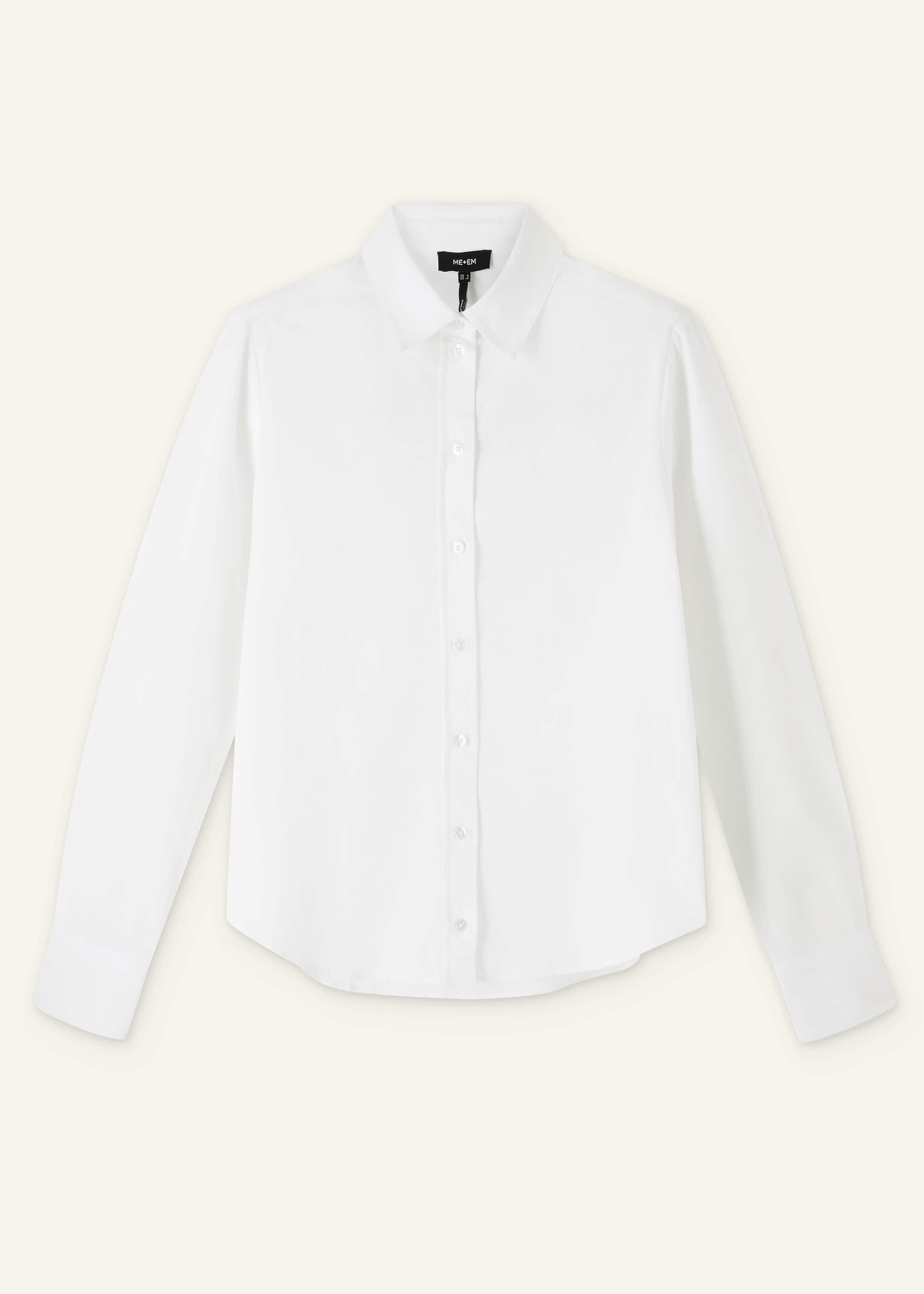 White Travel Layering Shirt meandem