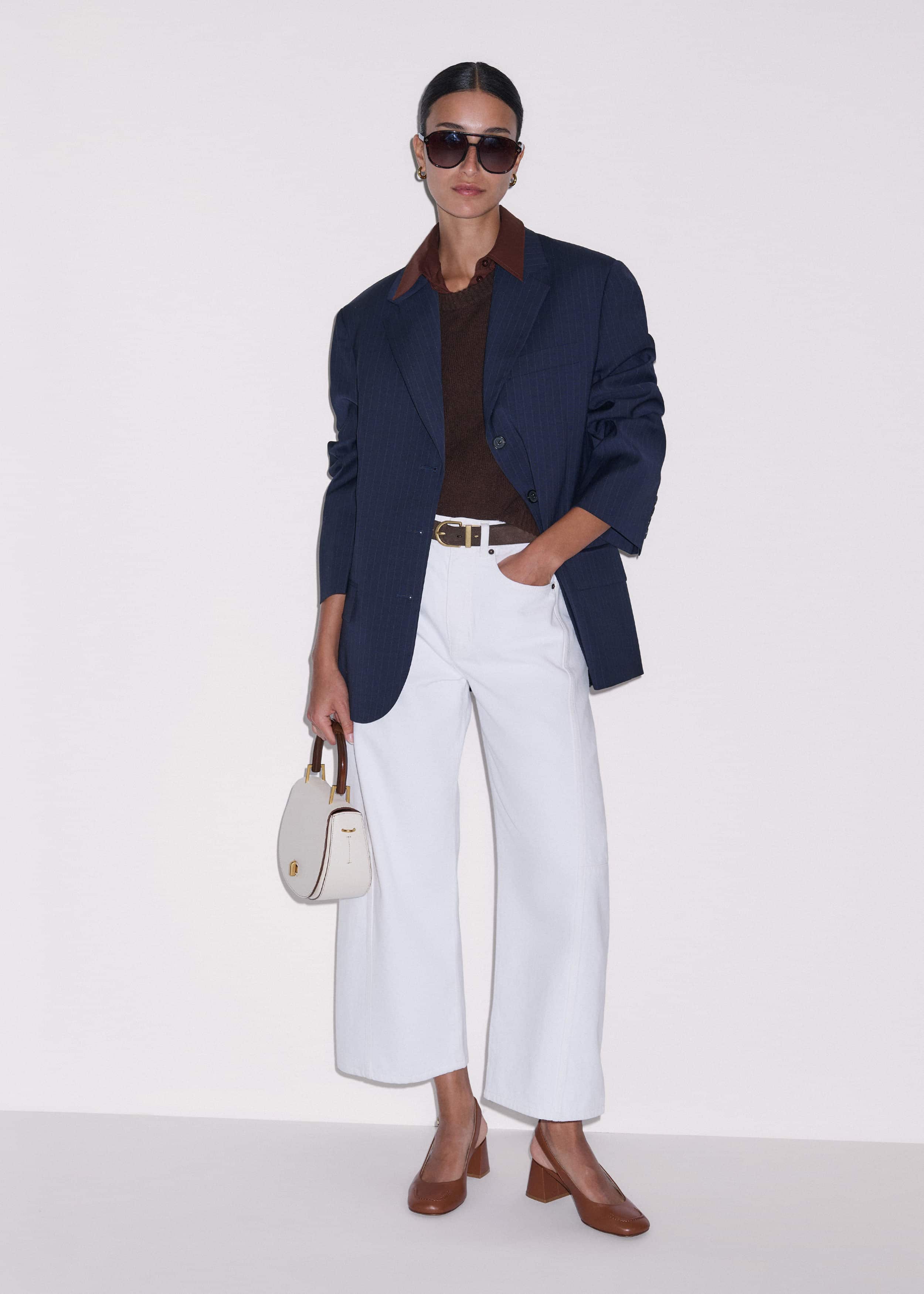 Cinnamon Brown Turn-Up Cuff Shirt meandem
