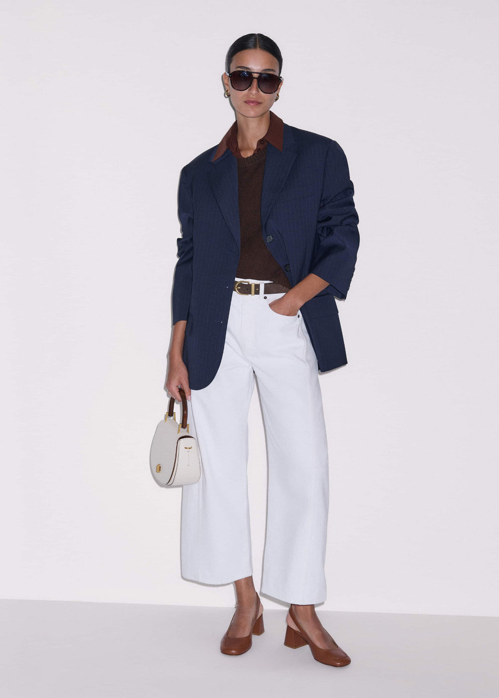 Cinnamon Brown Turn-Up Cuff Shirt meandem