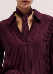 Red AM-PM Fluid Satin Shirt + Tie meandem