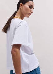White Oversized Tee meandem