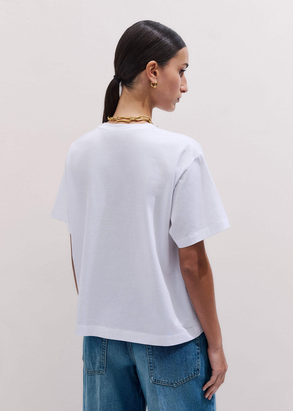 White Oversized Tee meandem