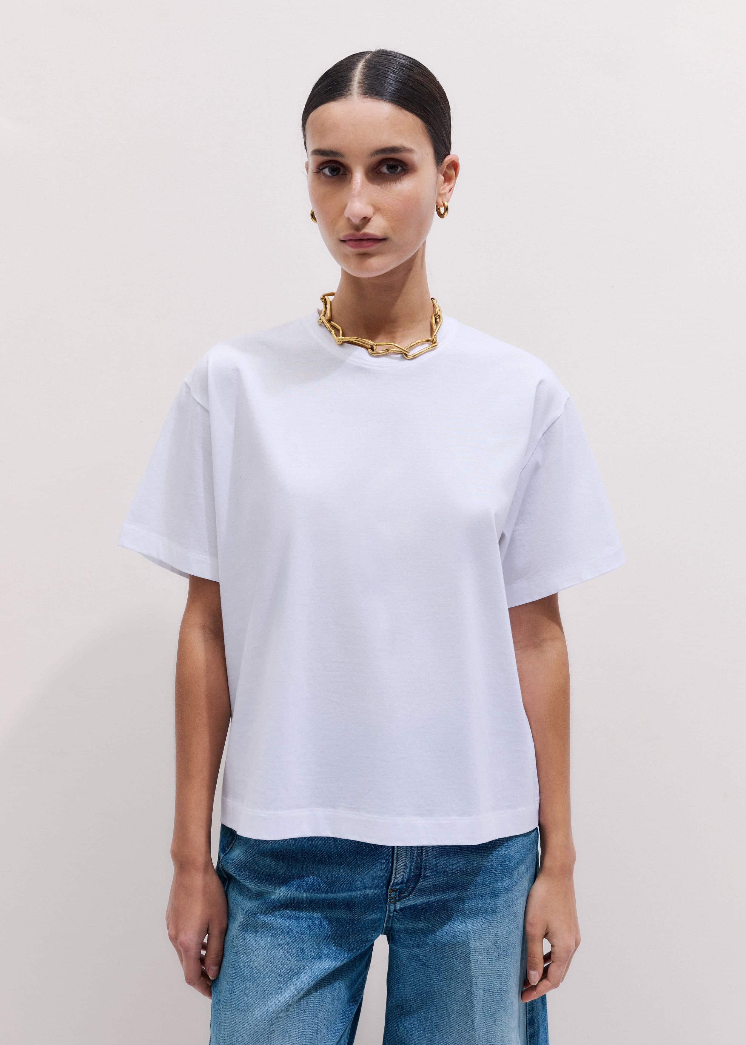 White Oversized Tee meandem