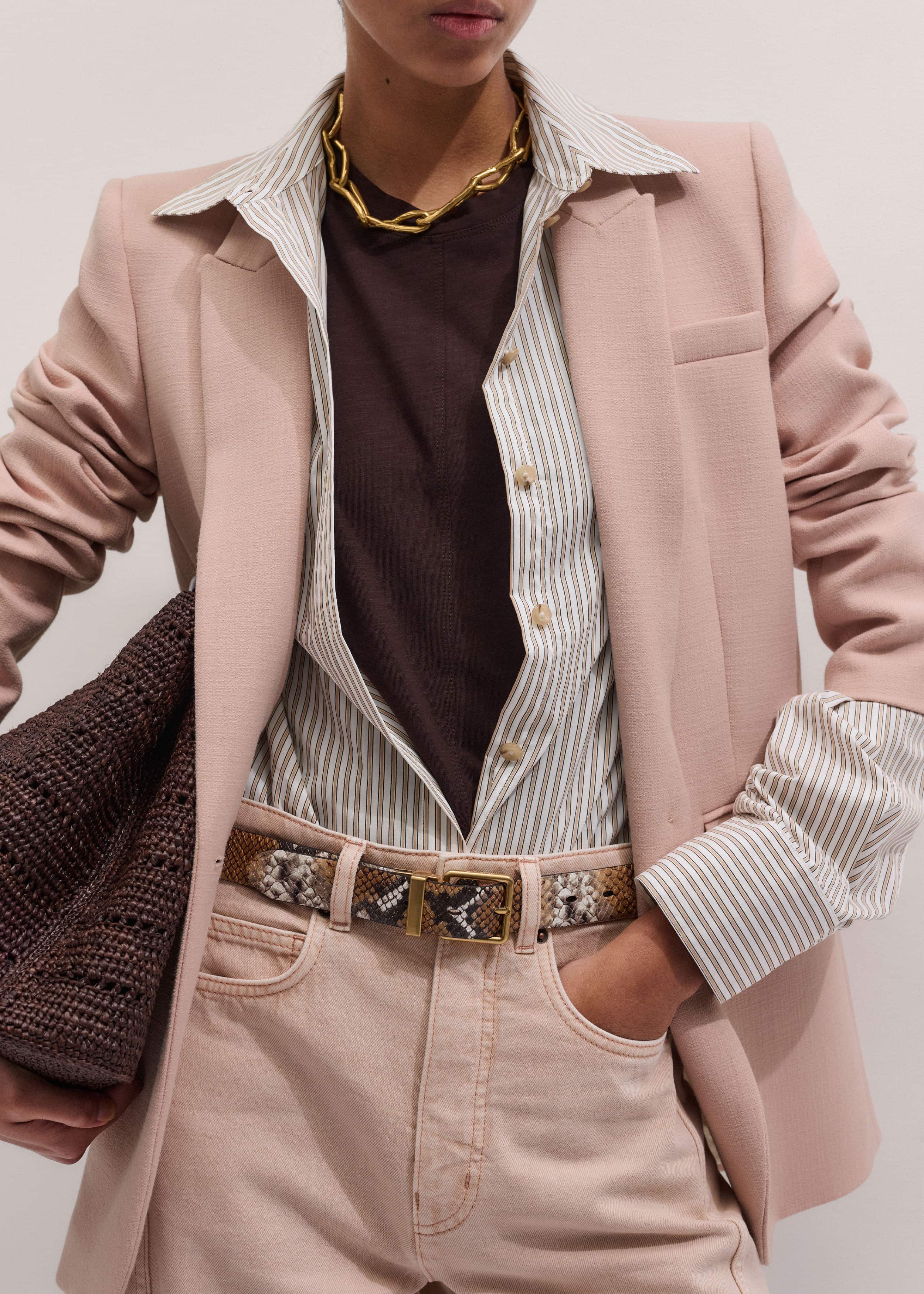 Brown Racerback Swing Top meandem