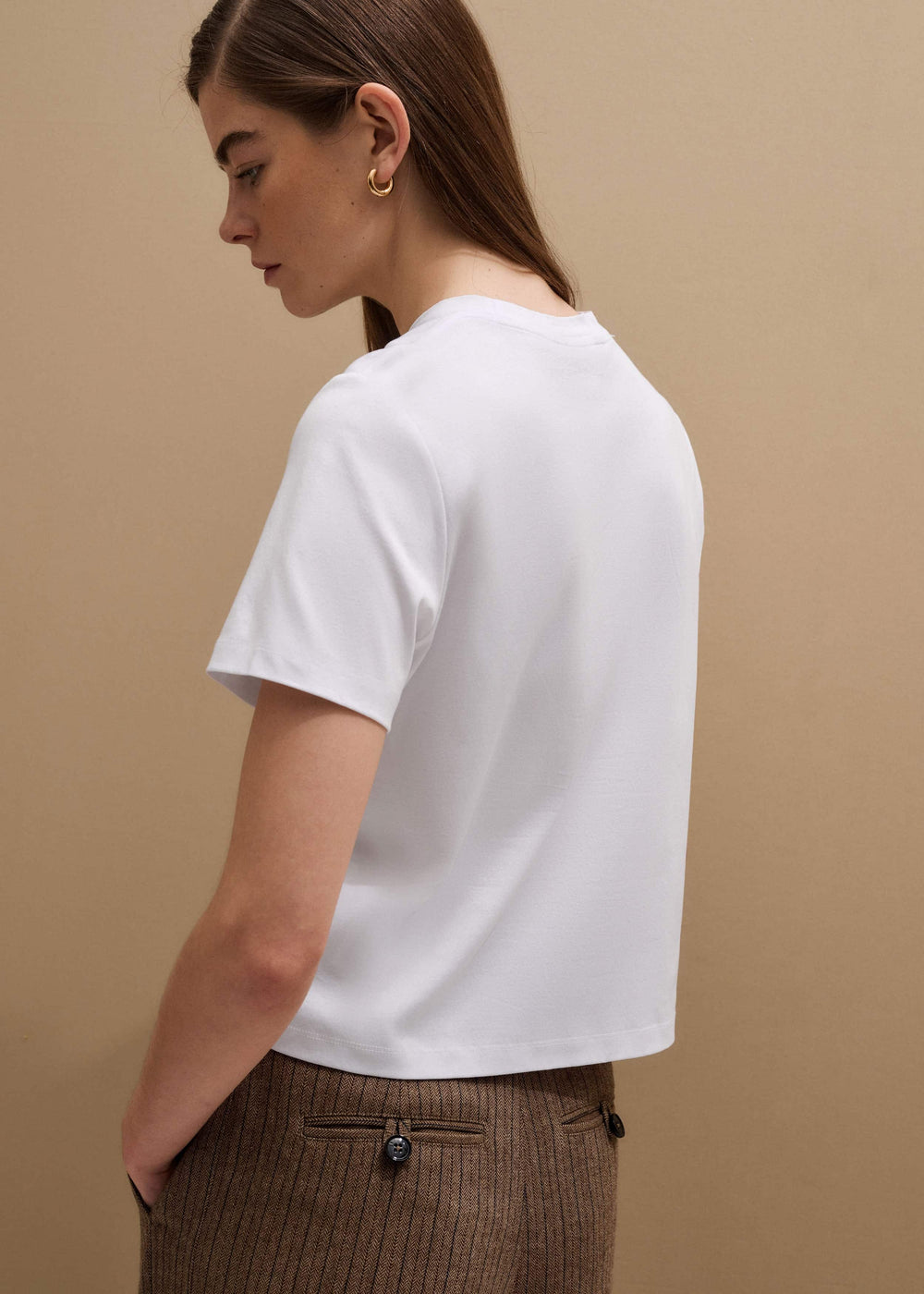 White Under Suit Tailoring Tee meandem