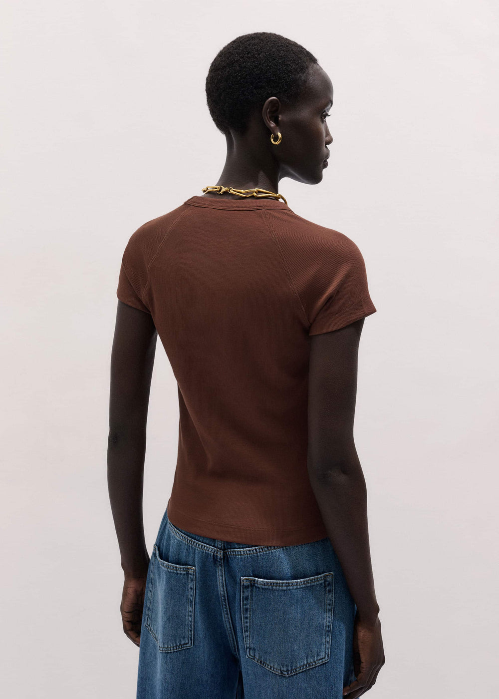 Cinnamon Brown Ultimate Raglan Tee meandem