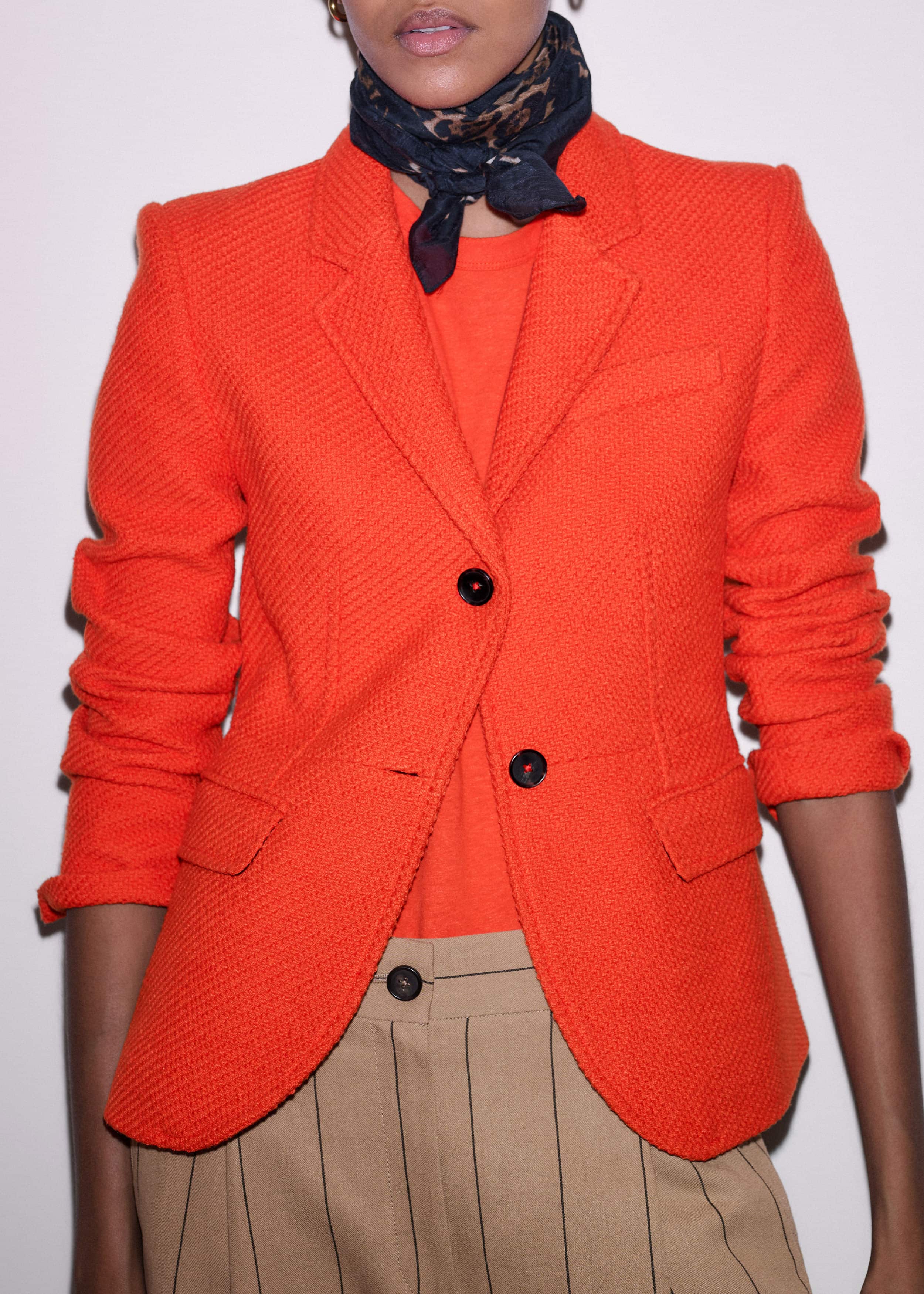 Orange Soft Washed Straight Tee meandem