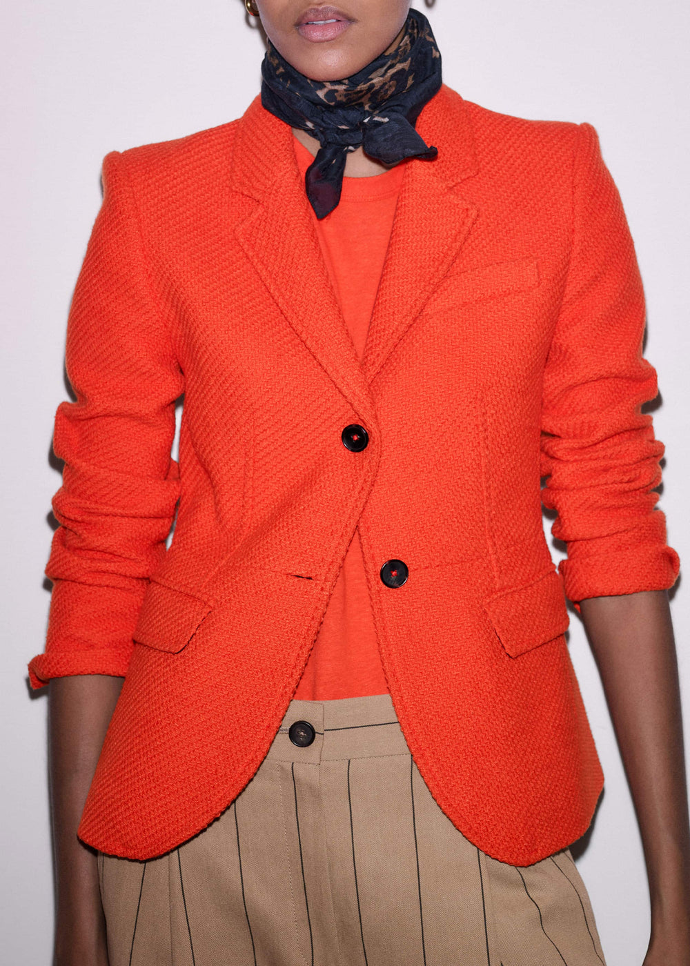 Orange Soft Washed Straight Tee meandem