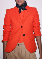 Orange Soft Washed Straight Tee meandem