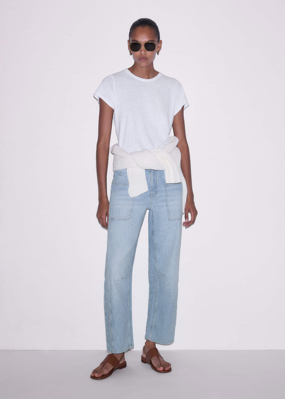 White Soft Washed Tee meandem