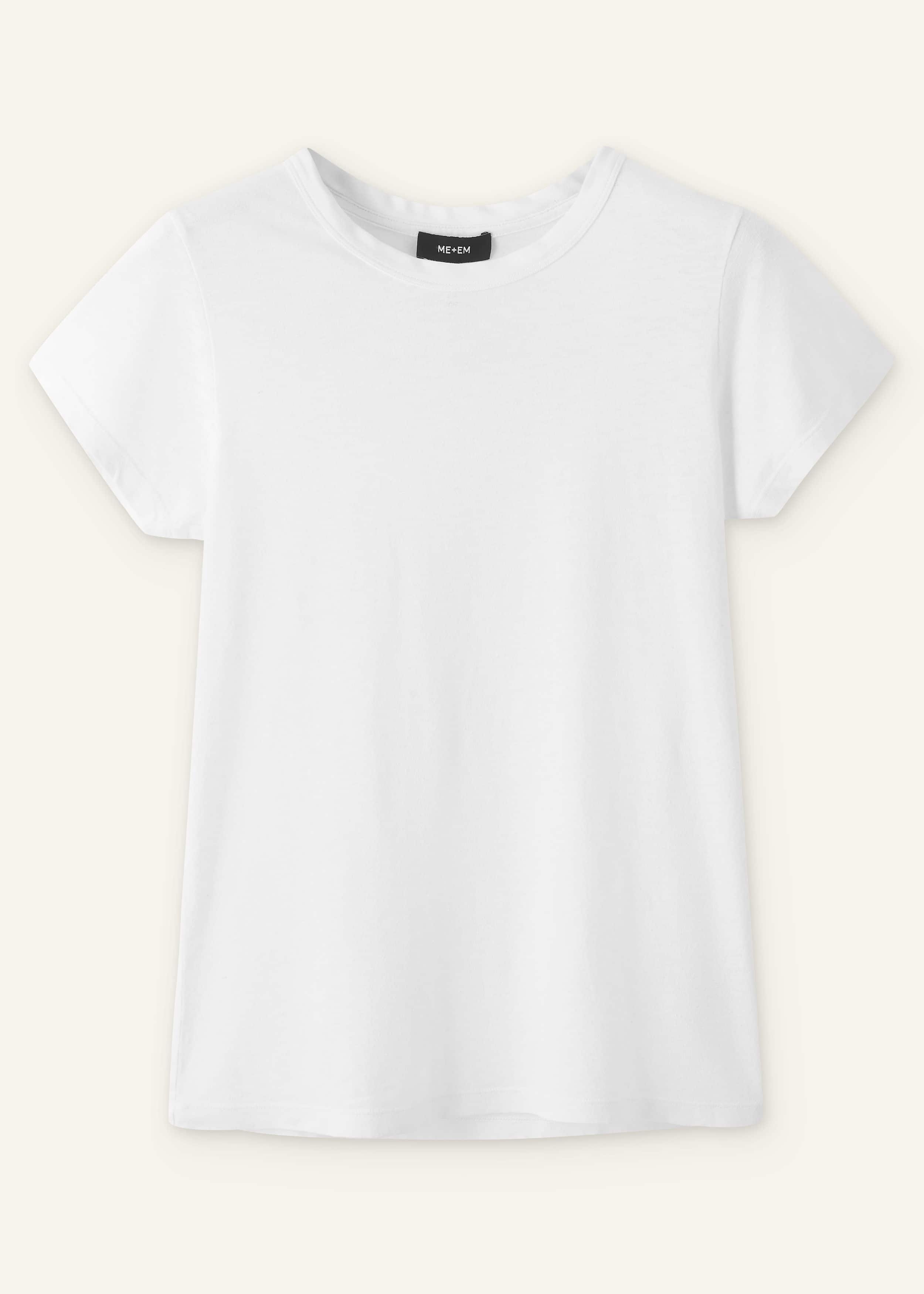 White Soft Washed Tee meandem
