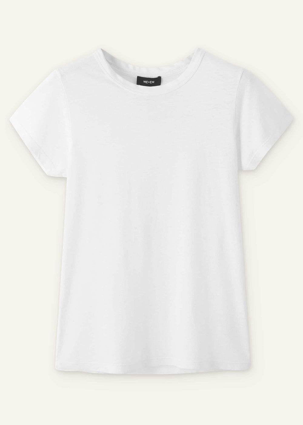 White Soft Washed Tee meandem