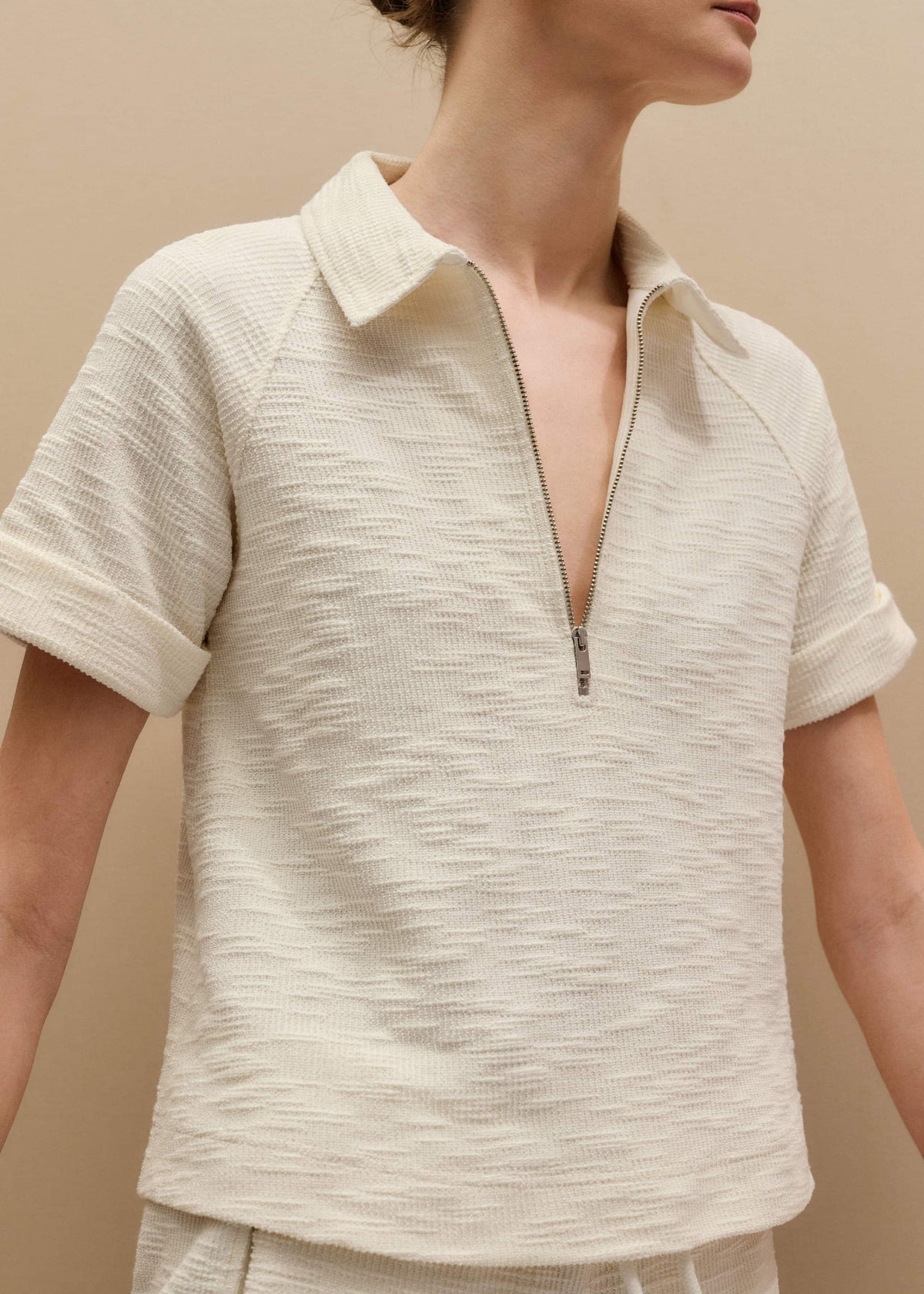 Cream Polo Swing Top meandem