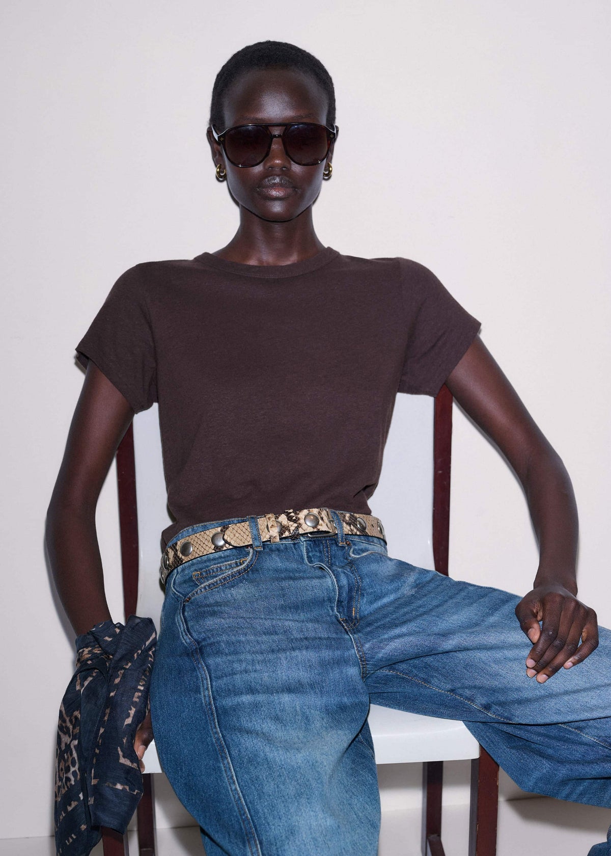 Brown Soft Washed Tee meandem