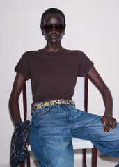 Brown Soft Washed Tee meandem
