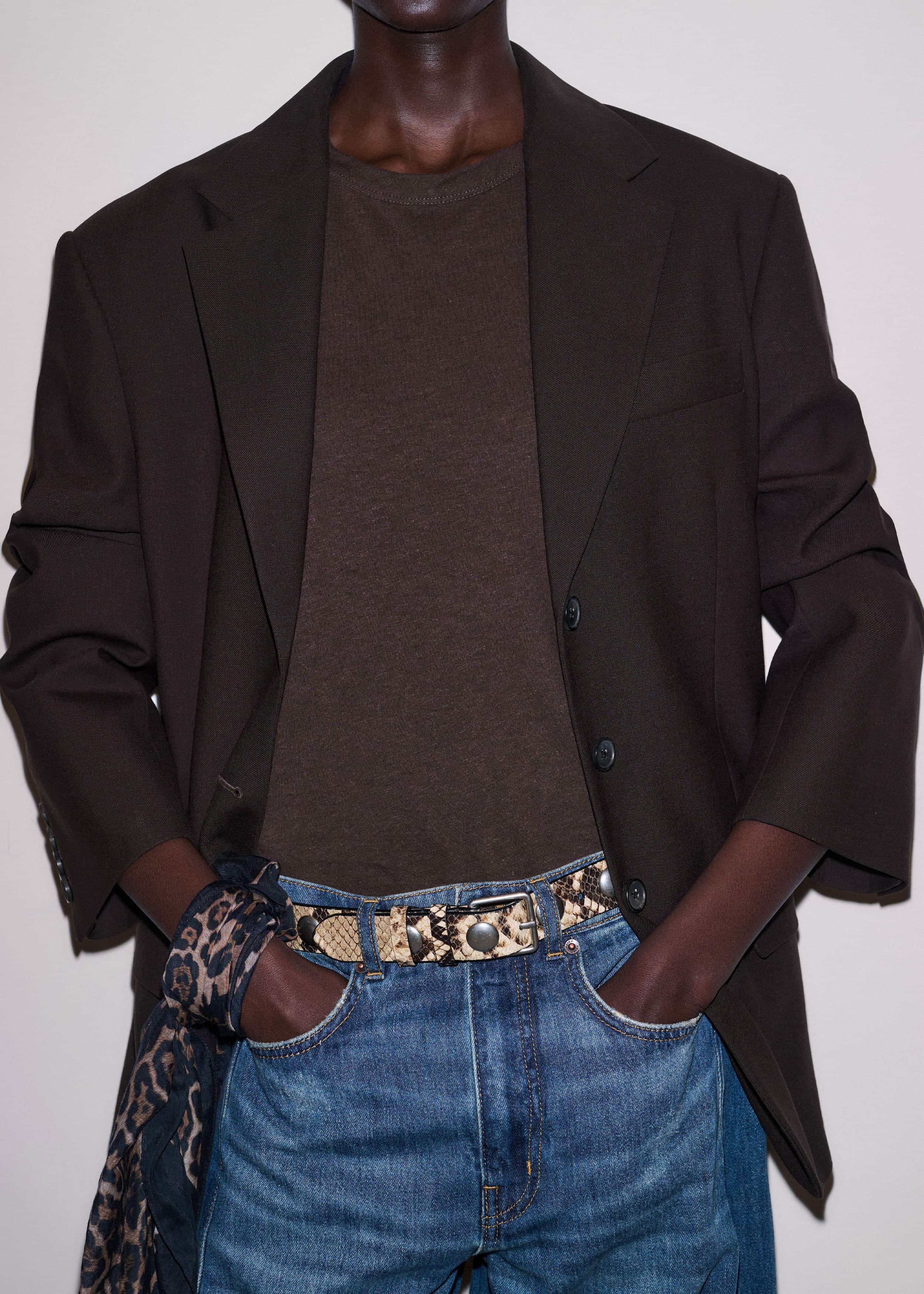 Brown Soft Washed Tee meandem