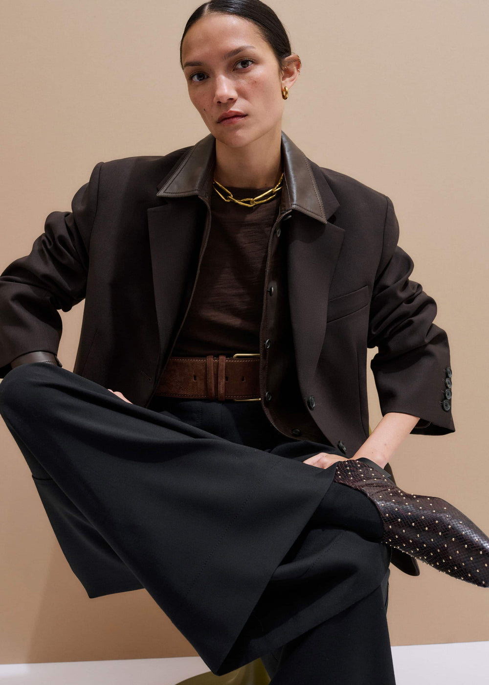 Brown Warm Touch Tee meandem