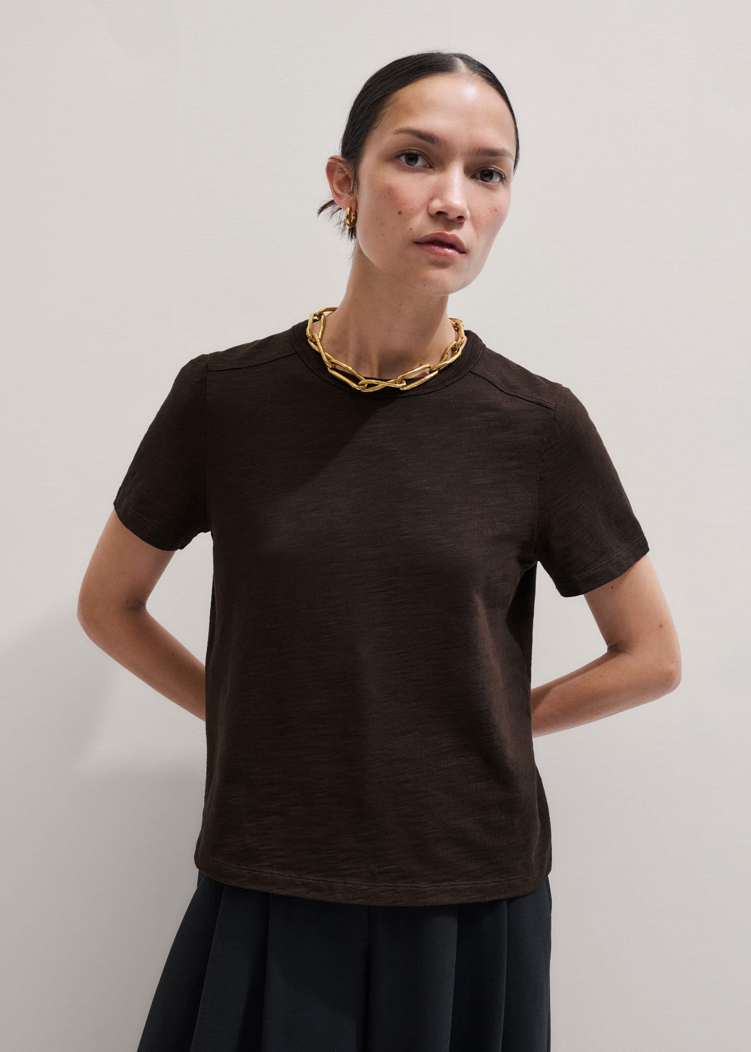 Brown Warm Touch Tee meandem
