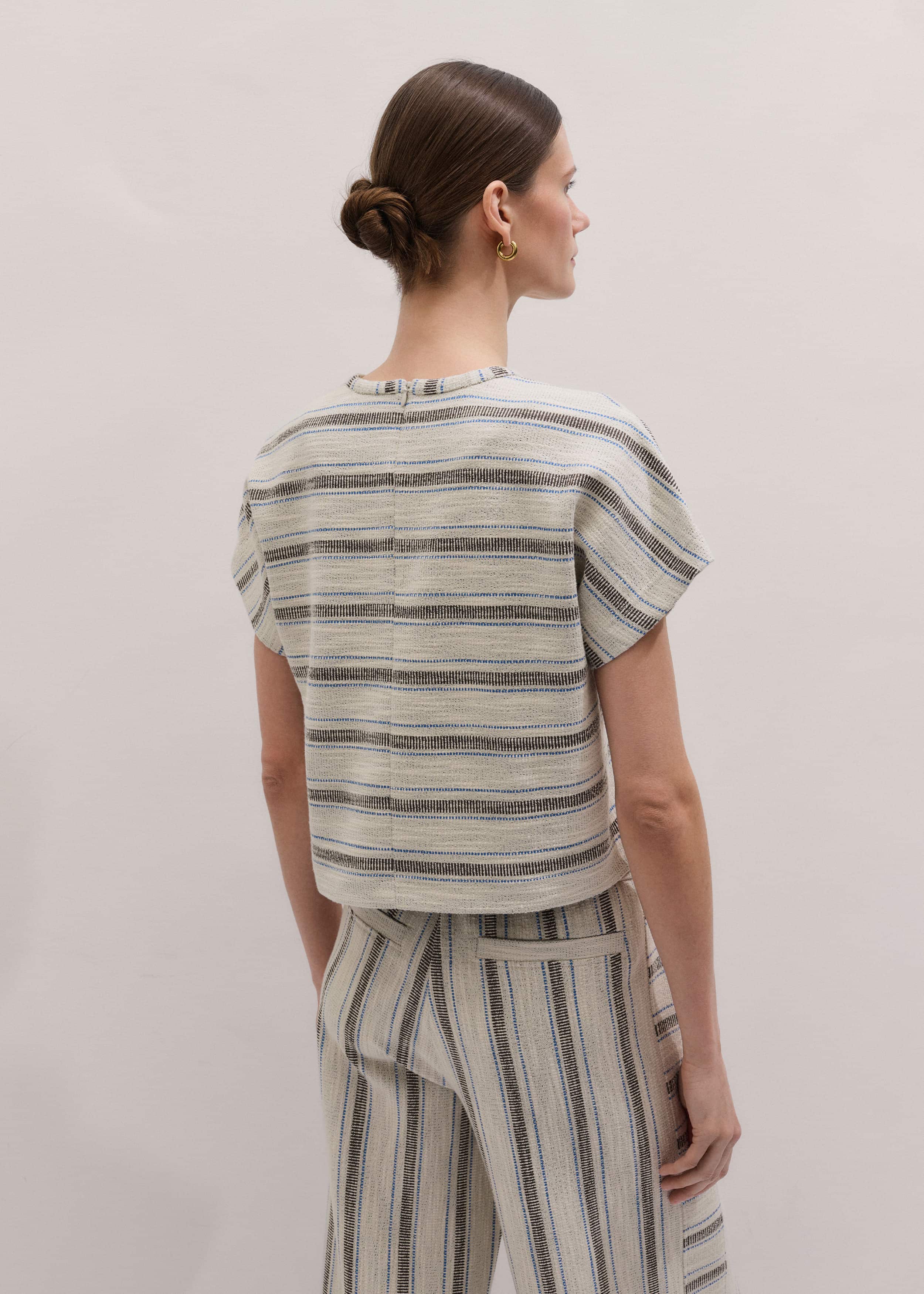 Cream Stripe Tee meandem