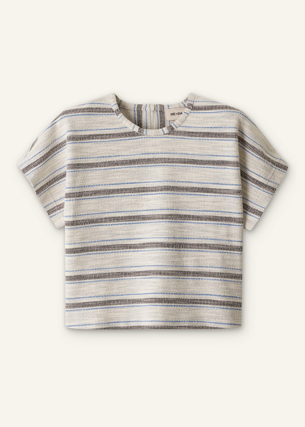 Cream Stripe Tee meandem