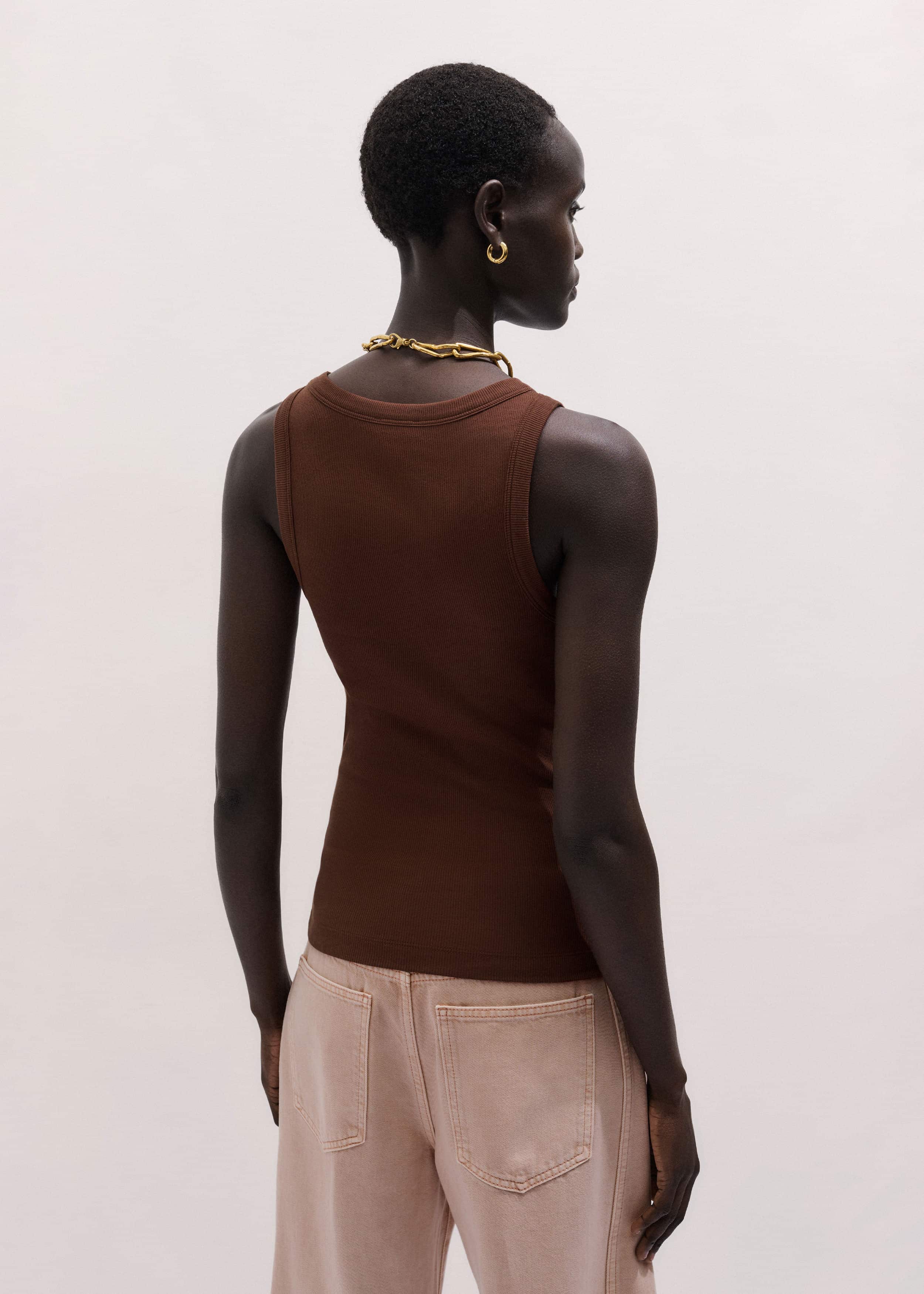 Cinnamon Perfect Basic Vest meandem