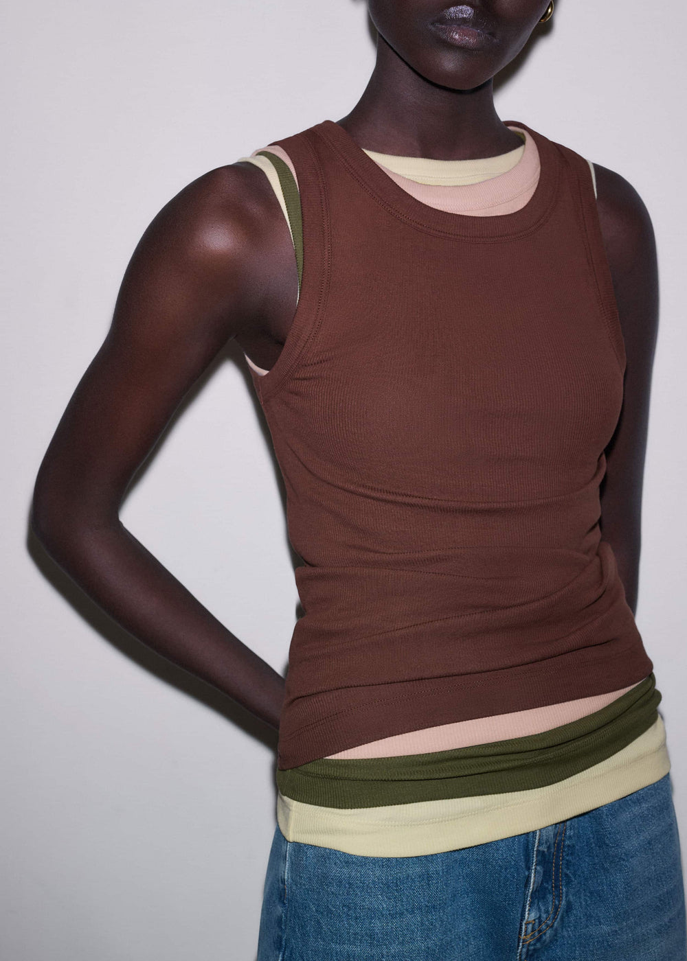 Cinnamon Perfect Basic Vest meandem