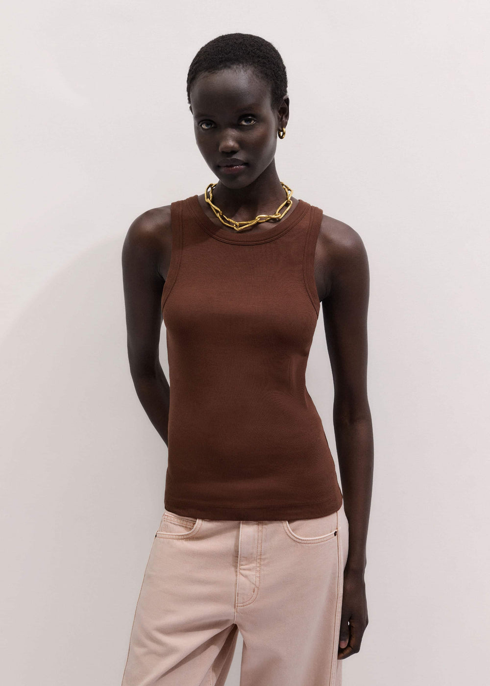 Cinnamon Perfect Basic Vest meandem