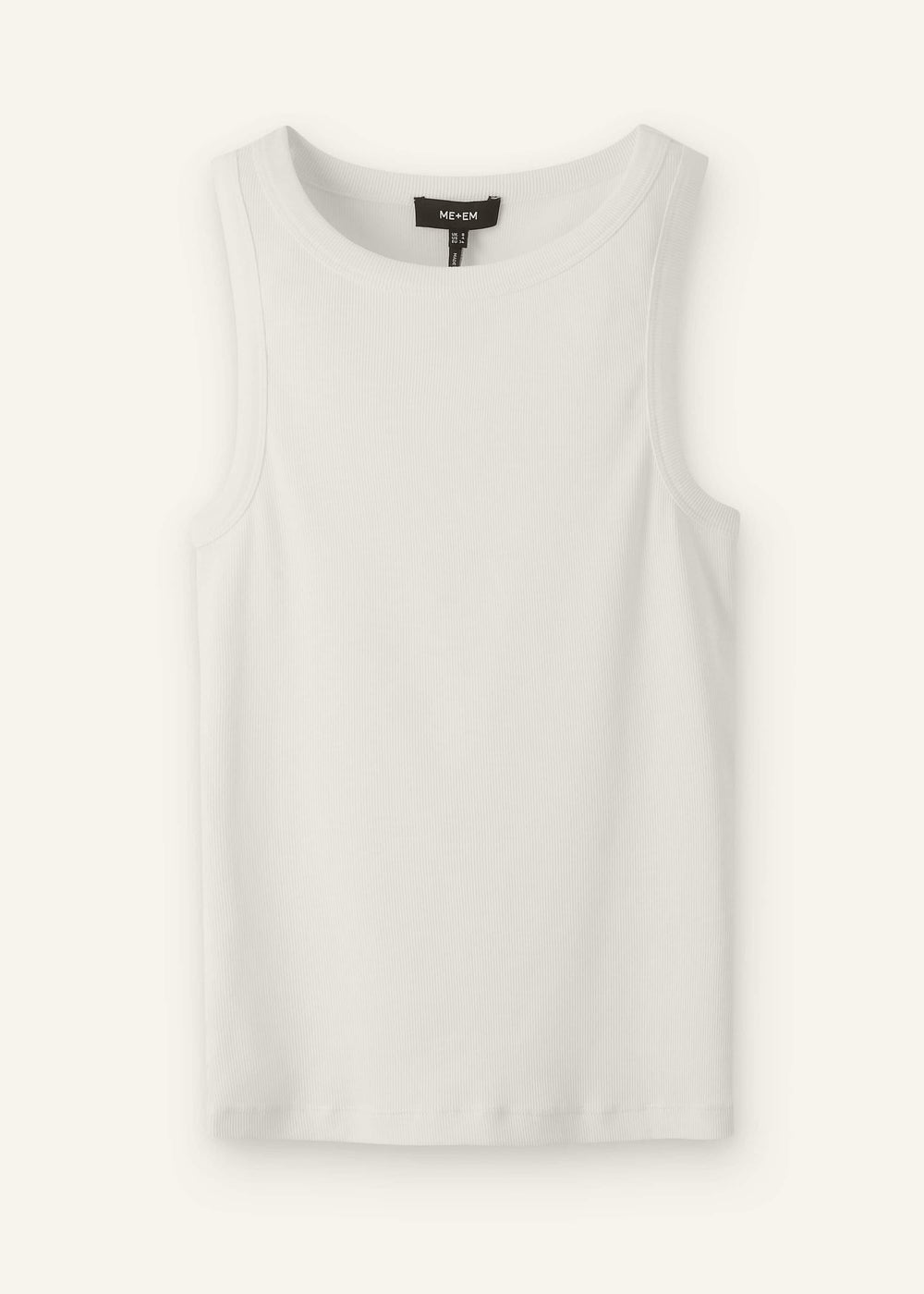 White Ultimate Crew Neck Tank meandem