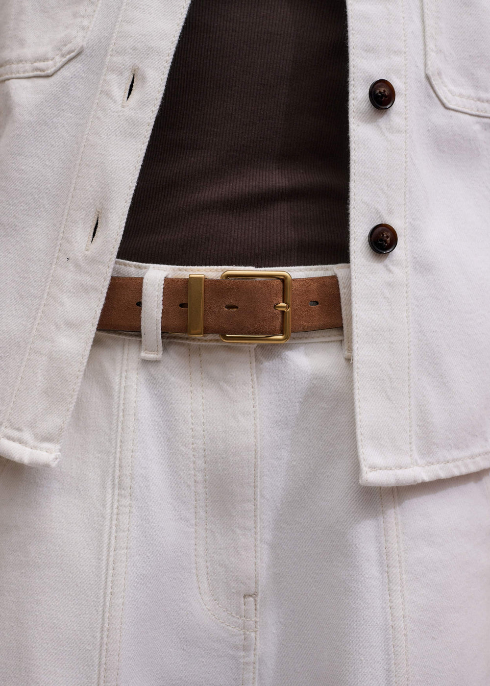 Brown Perfect Basic Vest meandem