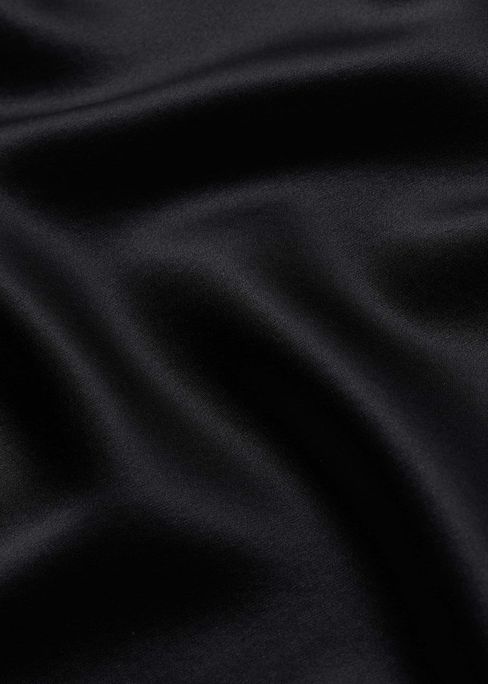 Black Silk Satin Evening Tank Top meandem