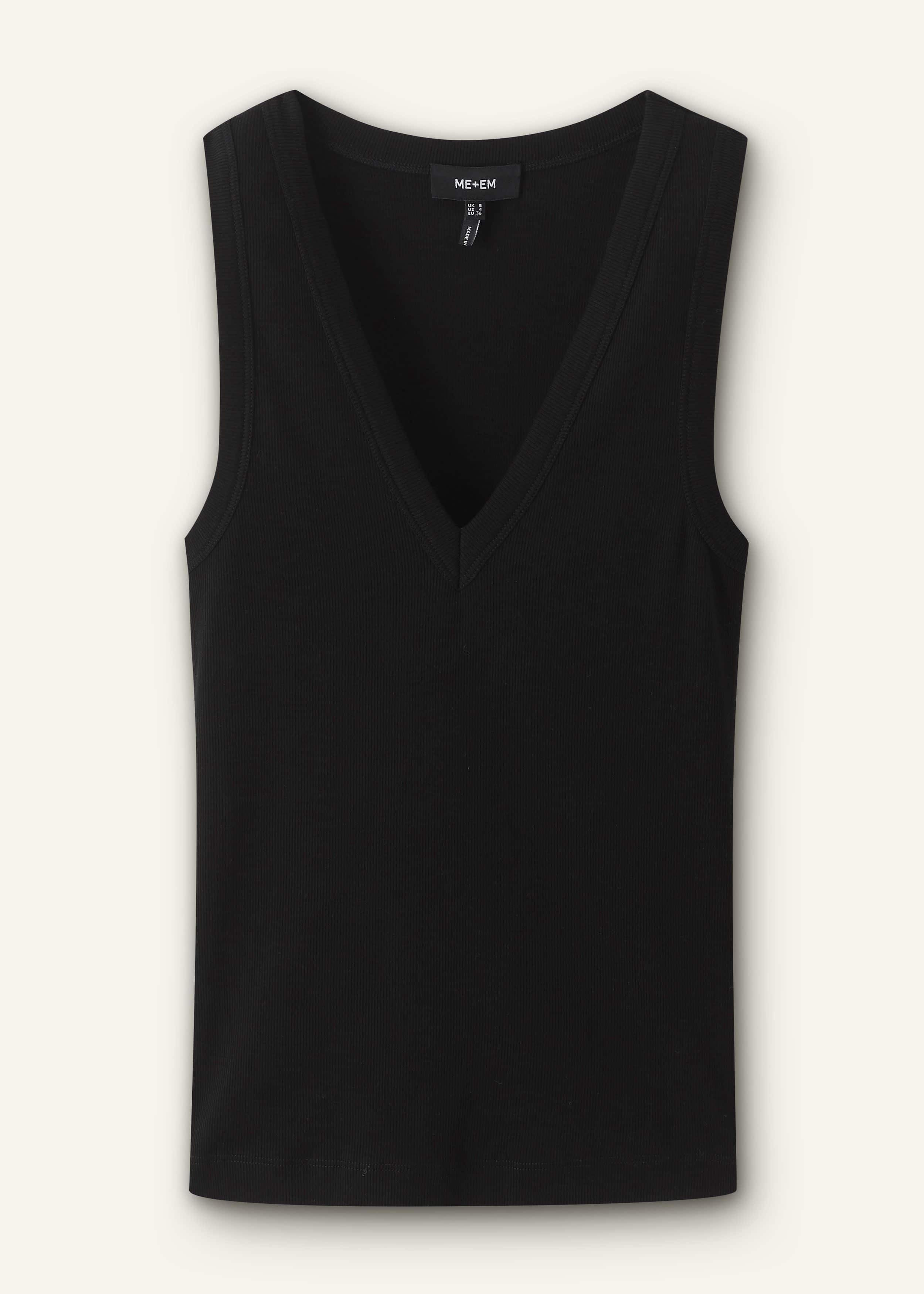 Black Ultimate V-Neck Vest meandem