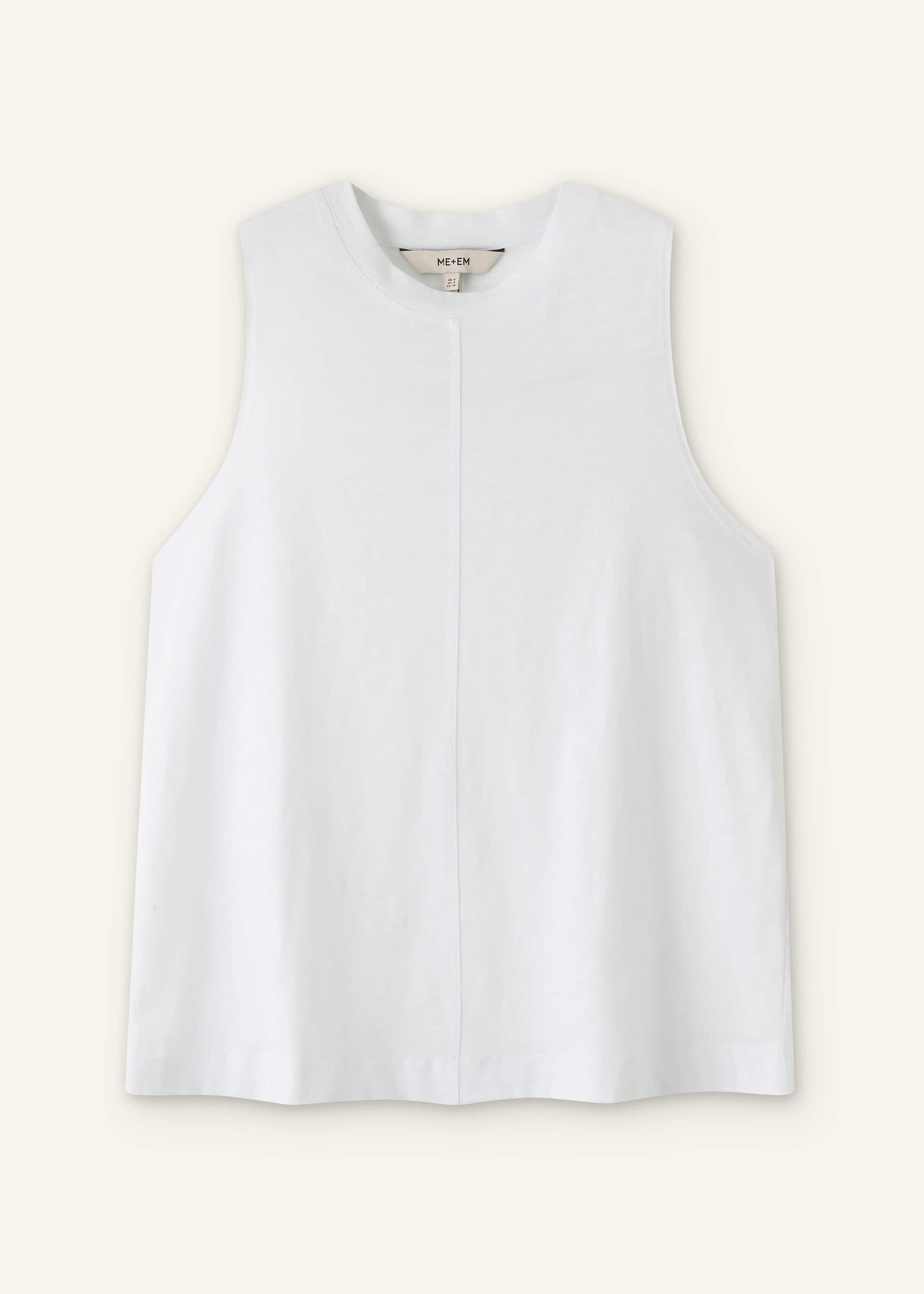 White Racerback Swing Top meandem