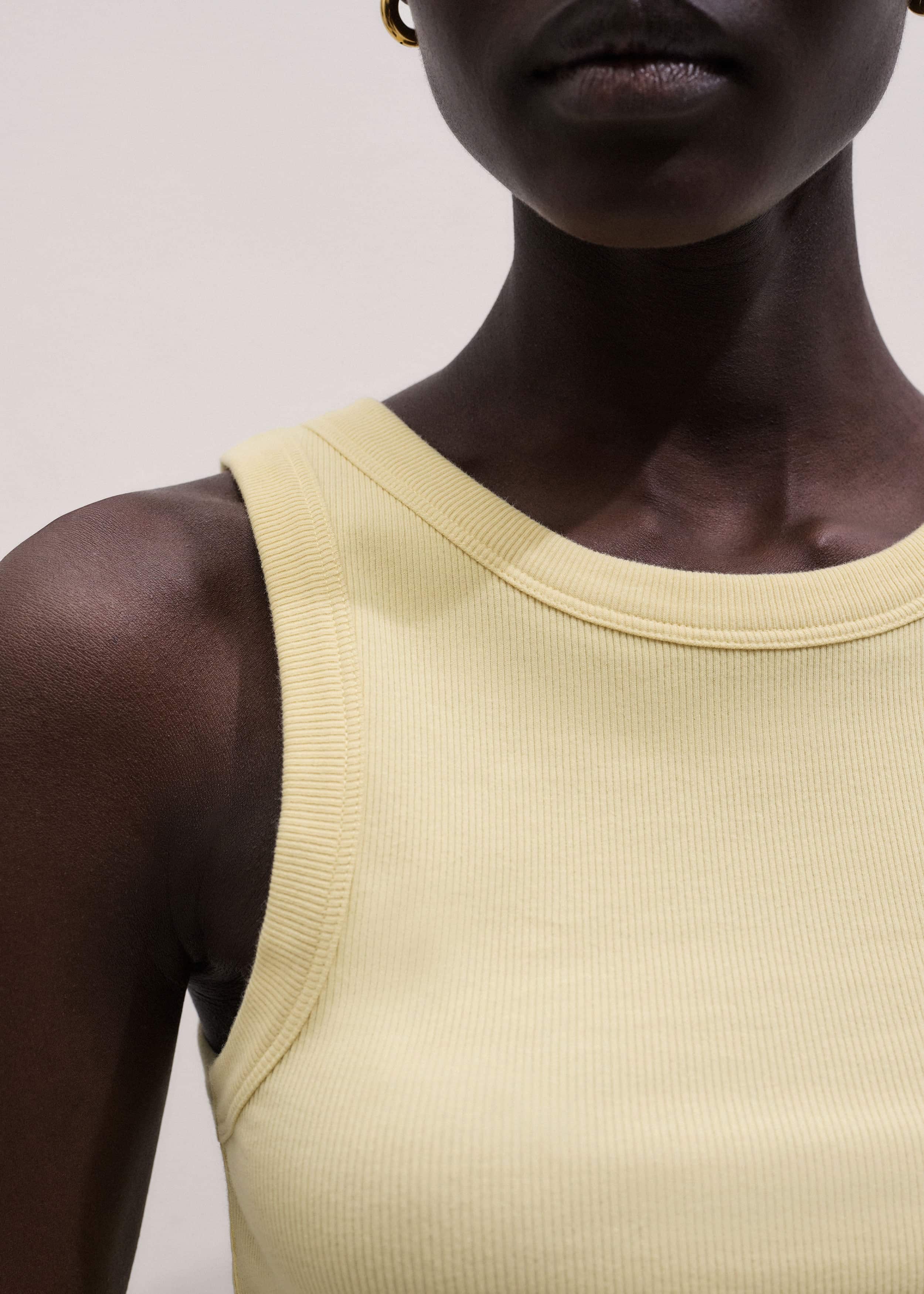 Lemon Yellow Perfect Basic Vest meandem