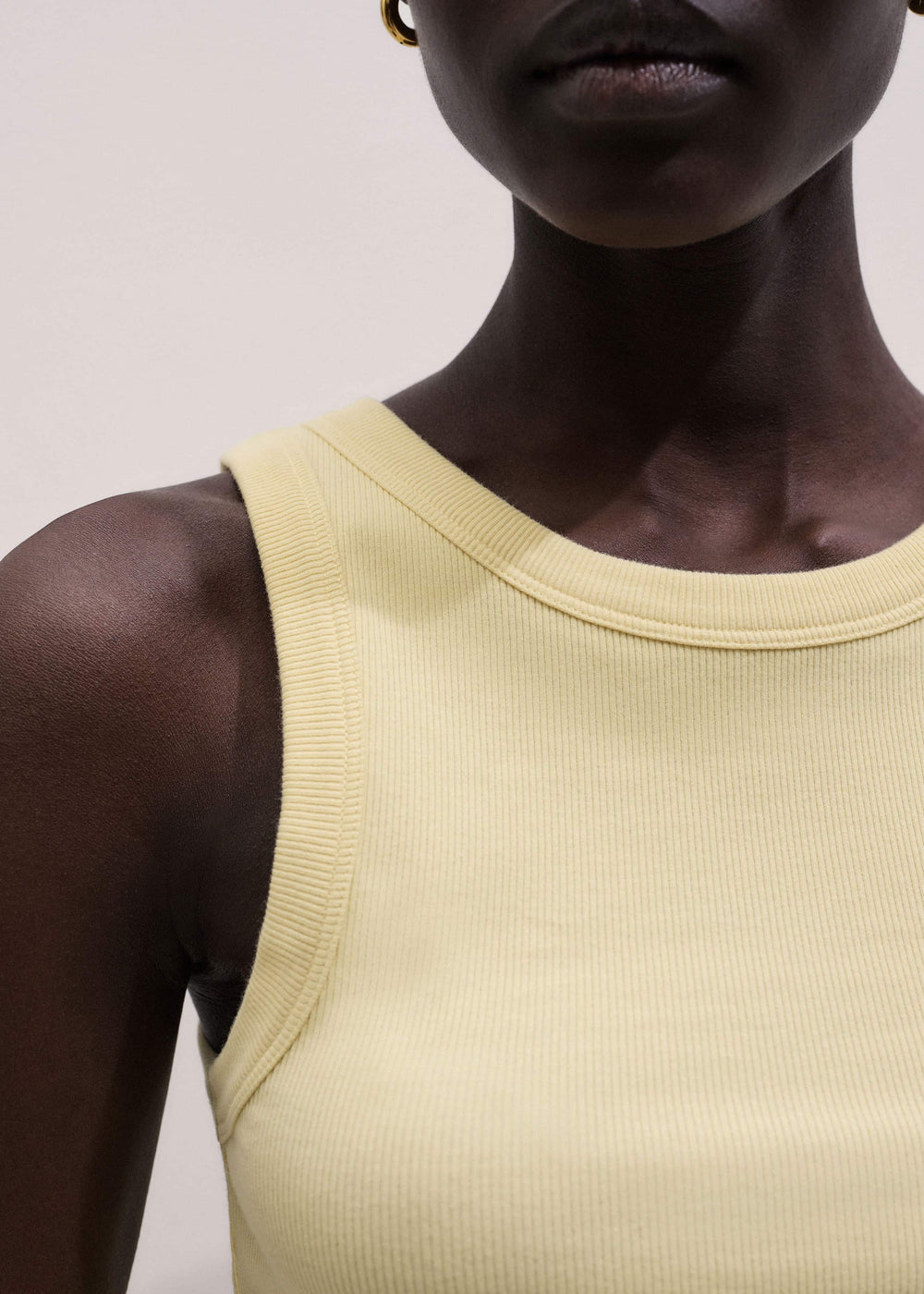 Lemon Yellow Perfect Basic Vest meandem