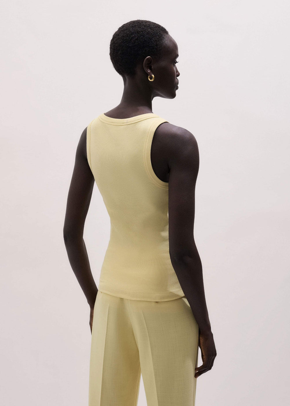 Lemon Yellow Perfect Basic Vest meandem